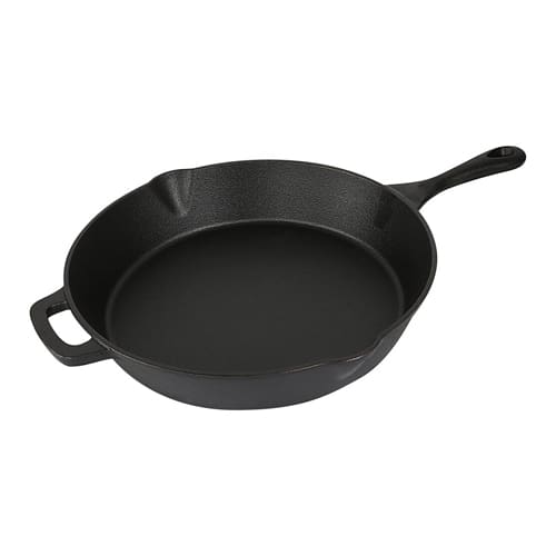 Camp Master 30cm Round Skillet Cast-Iron Pan