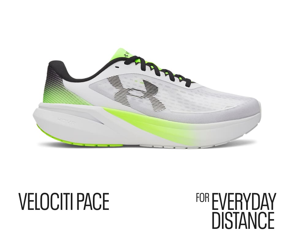 The full Velociti lineup delivers a complete fast-running ecosystem, from daily mileage to race day. 