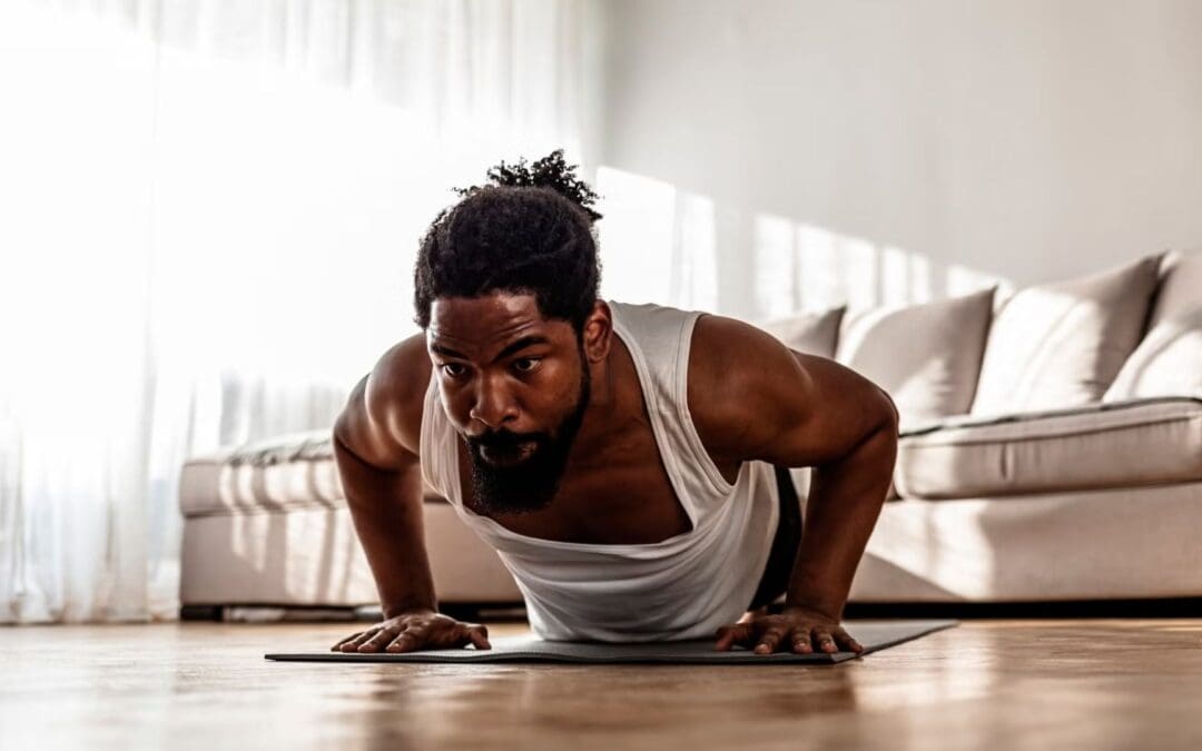 This 6-Move Hotel Room Workout Builds Muscle Without Any Equipment