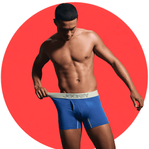 Jockey VentraCool Air™ Mid Leg Trunk in Jockey Blue