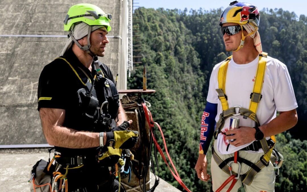 Thomas van Tonder Takes On 600 Monkey Bars Beneath Bloukrans Bridge