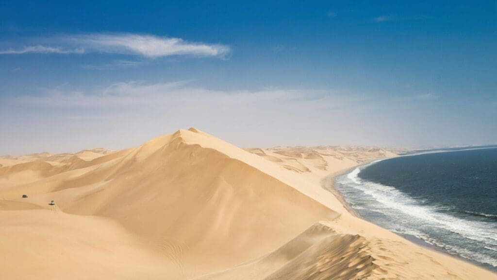 dunes outside of swakopmund namibia
